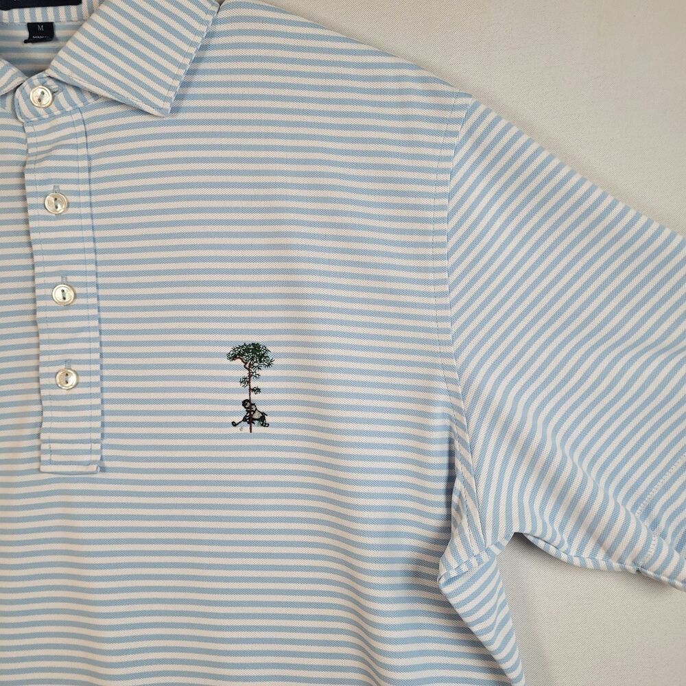 Peter Millar Crown Crafted Pine Tree Golf Country Club FL Stripe Polos Med (2) - Picture 16 of 16